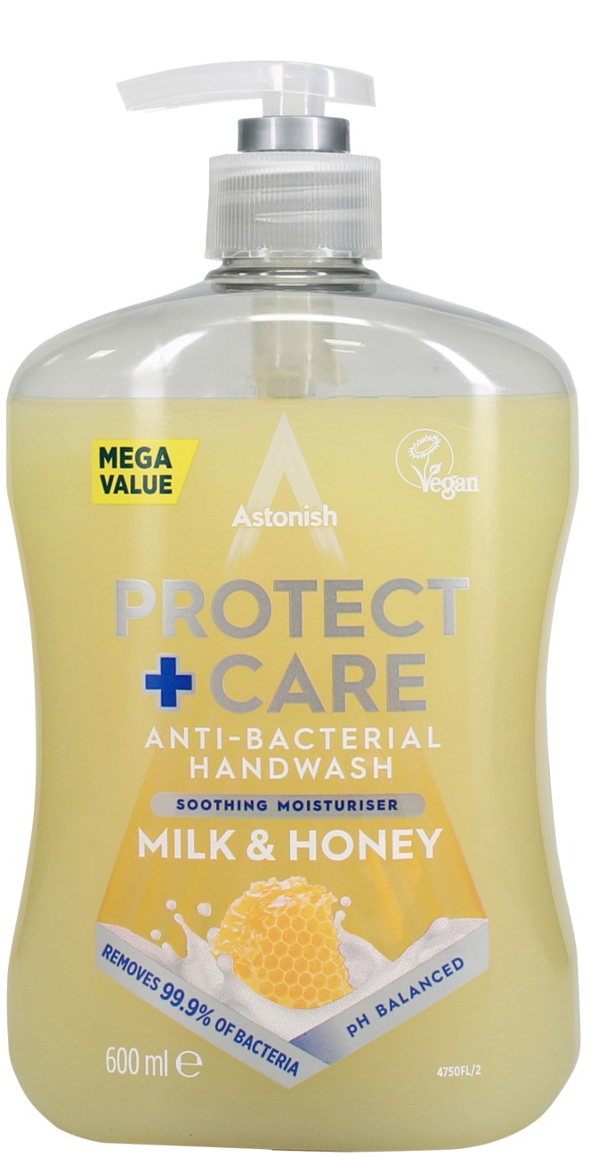 Astonish Protect And Care Antibacterial Hand Wash Milk And Honey - Image 16