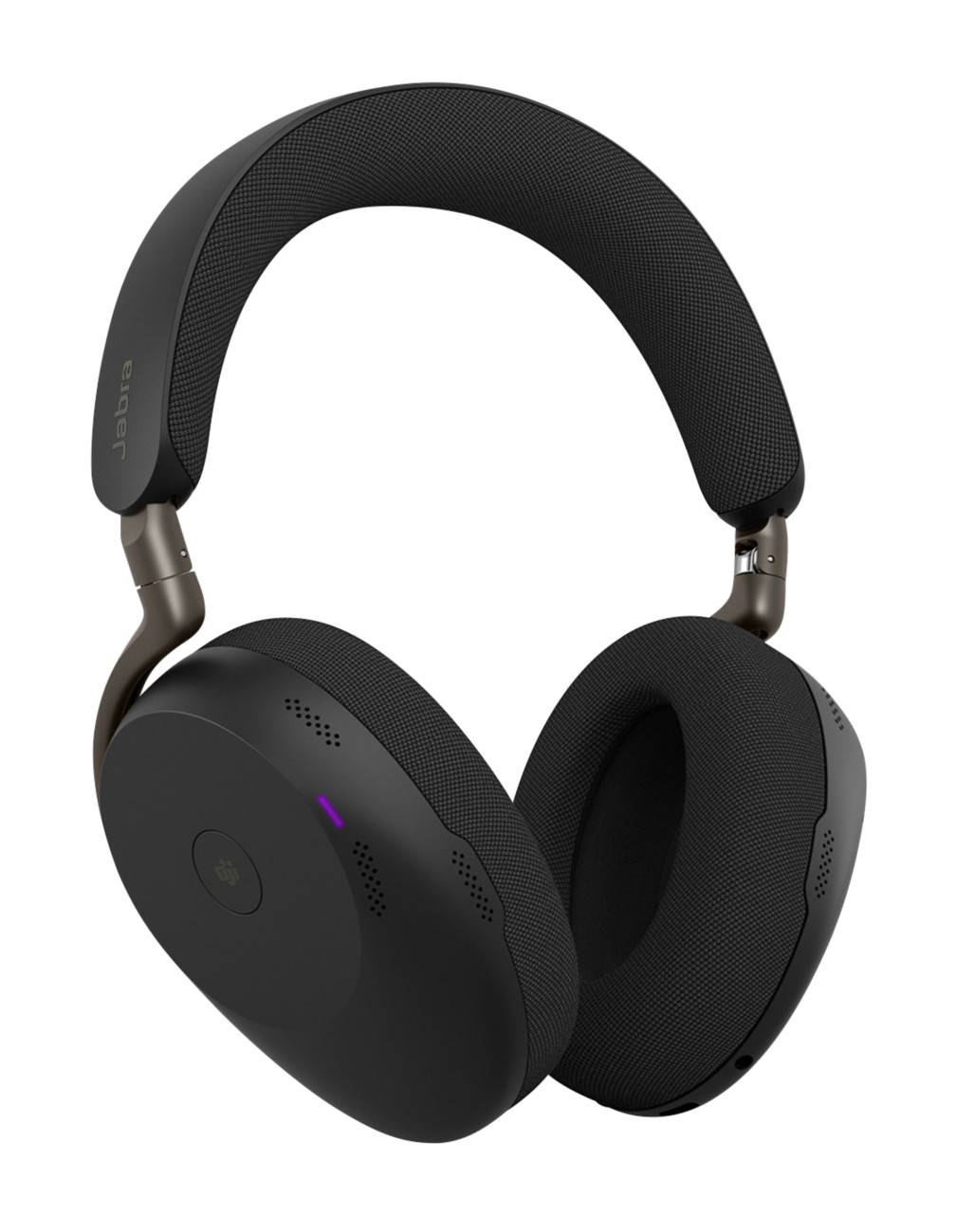Jabra Evolve3 85 Uc Link 390 Wireless Headset Usb-C Black With Wireless Charging Pad