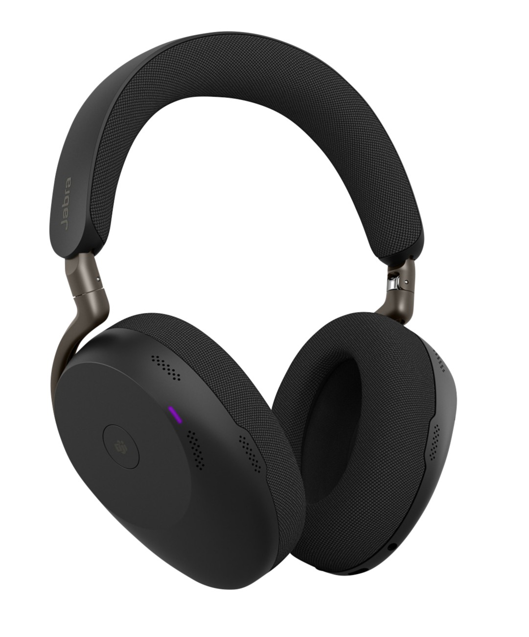 Jabra Evolve3 85 Ms Link 390 Wireless Headset Usb-A Black With Wireless Charging Pad