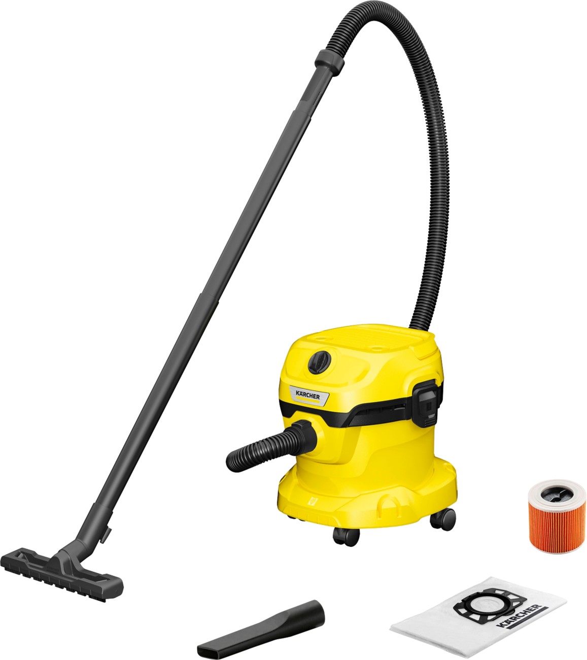 Kärcher Wd 2 Plus 1.628-002.0 Corded Wet & Dry Vacuum Cleaner 12L