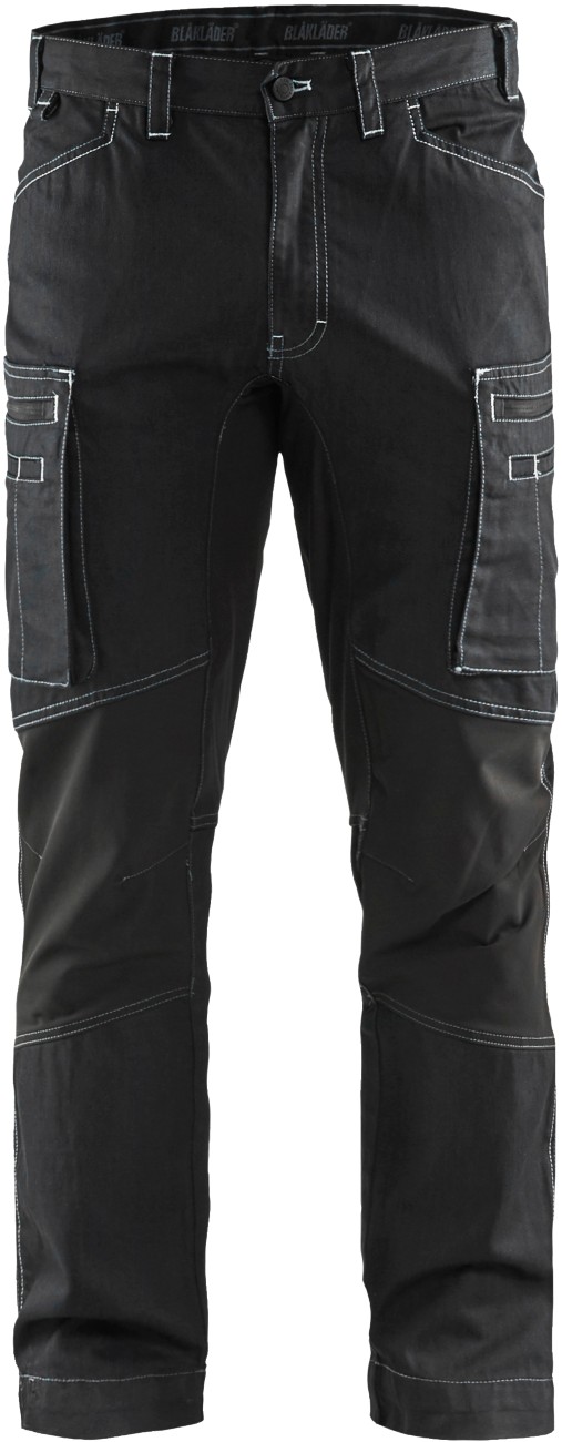Blåkläder Black Trousers 14591142 Cottone, Pa (Polyamide) R Size 33