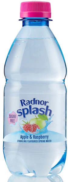Radnor Hills Radnor Splash Sparkling Apple & Raspberry Flavoured Water 24 Bottles Of 330 Ml