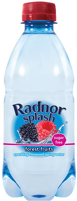 Radnor Hills Radnor Splash Sparkling Forest Fruit Flavoured Water 24 Bottles Of 330 Ml