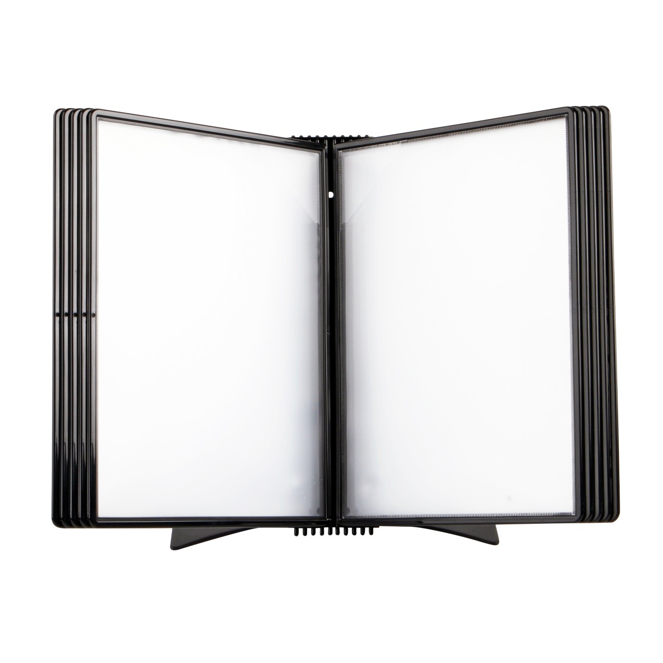 Djois Tarifold Easy Load Display Panel System 10 Panels A4 Desk Standing Pp (Polypropylene) Black
