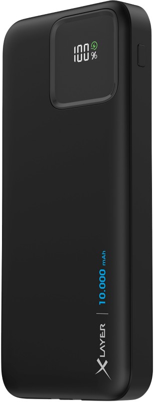 XLayer Powerbank 10.000 mAh Lithium-Polymer (Li-Polymer) Schwarz