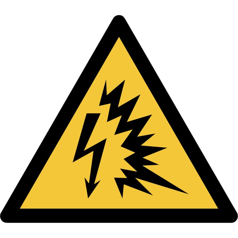 Djois Warnschild Warnung: Lichtbogen Klebstoff, einschraubbar PP (Polypropylen) 15 (B) x 0,14 (H) cm 3 Stück