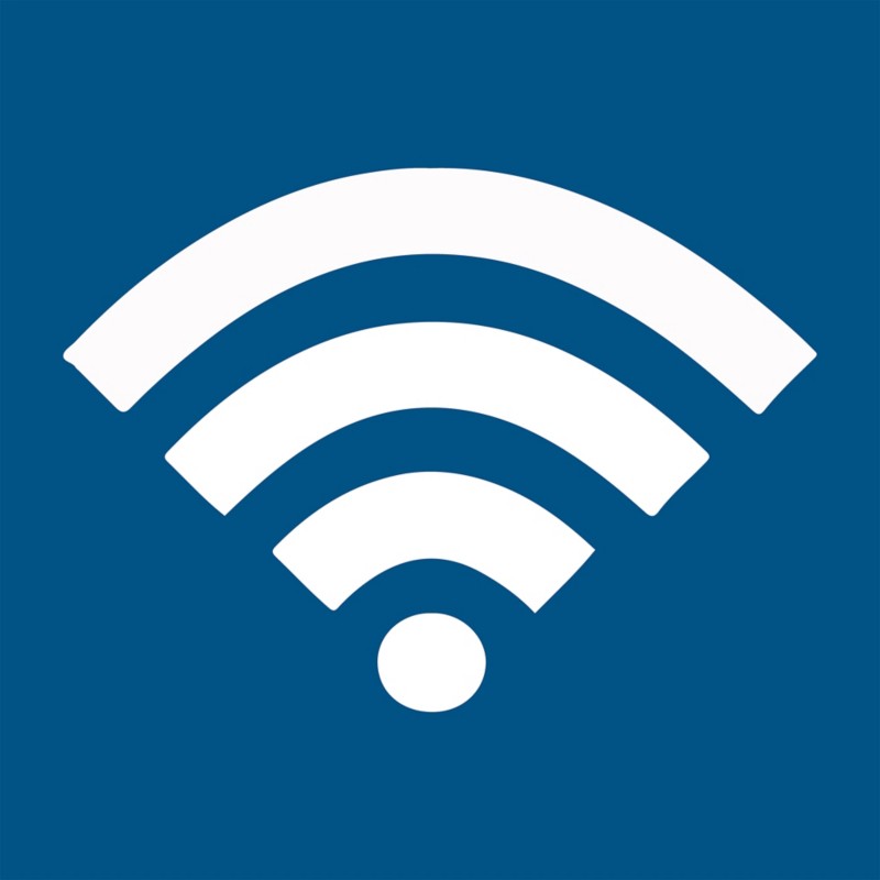 Djois Warnschild Wifi-Symbol Klebstoff, einschraubbar PP (Polypropylen) 10 (B) x 0,14 (H) cm