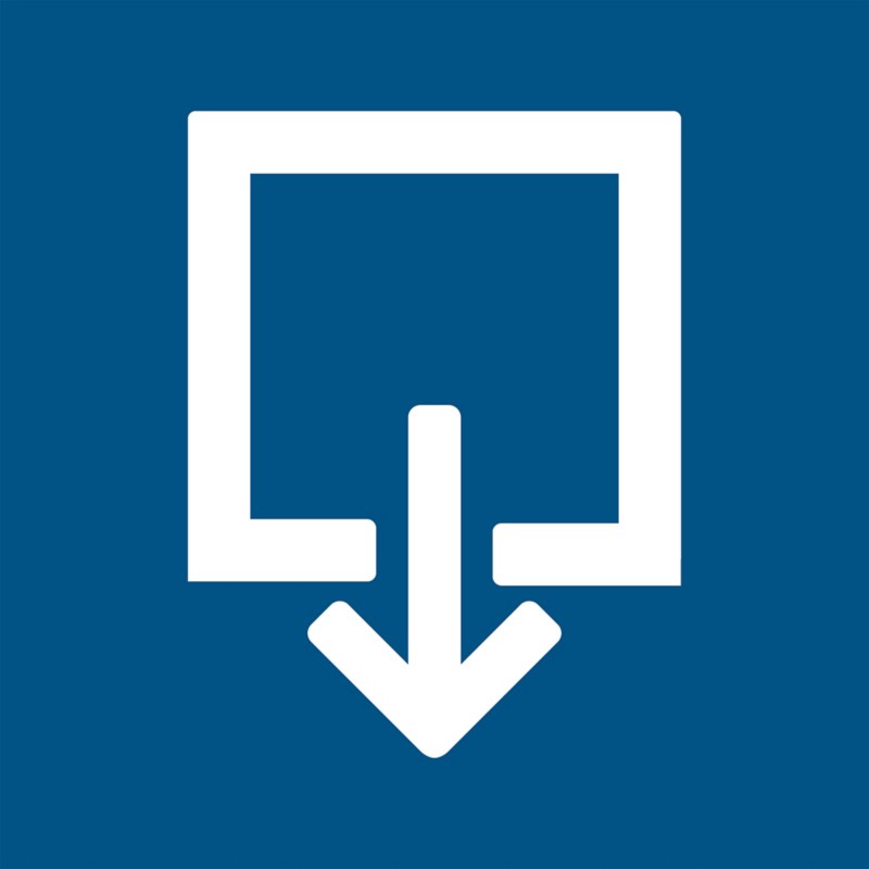 Djois Warnschild Ausgangsschild Klebstoff, einschraubbar PP (Polypropylen) 15 (B) x 0,14 (H) cm