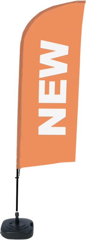 Thumbnail - SHOWDOWN Neu Windform Strandflagge 330 x 89 cm Einseitig Aluminium
