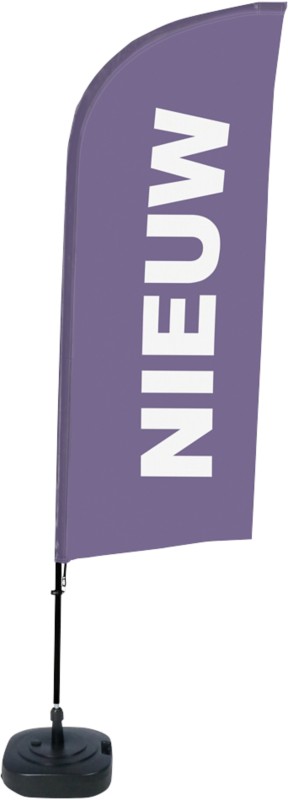Thumbnail - SHOWDOWN Neu Windform Strandflagge 330 x 89 cm Einseitig Aluminium