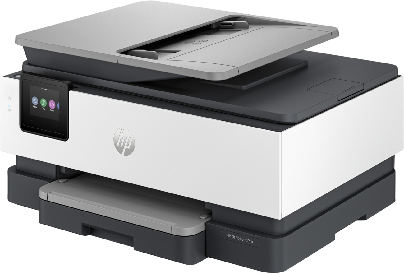 HP OfficeJet Pro 8122e Farb Tintenstrahl Multifunktionsdrucker Kabellos Drucken DIN A4 Grau
