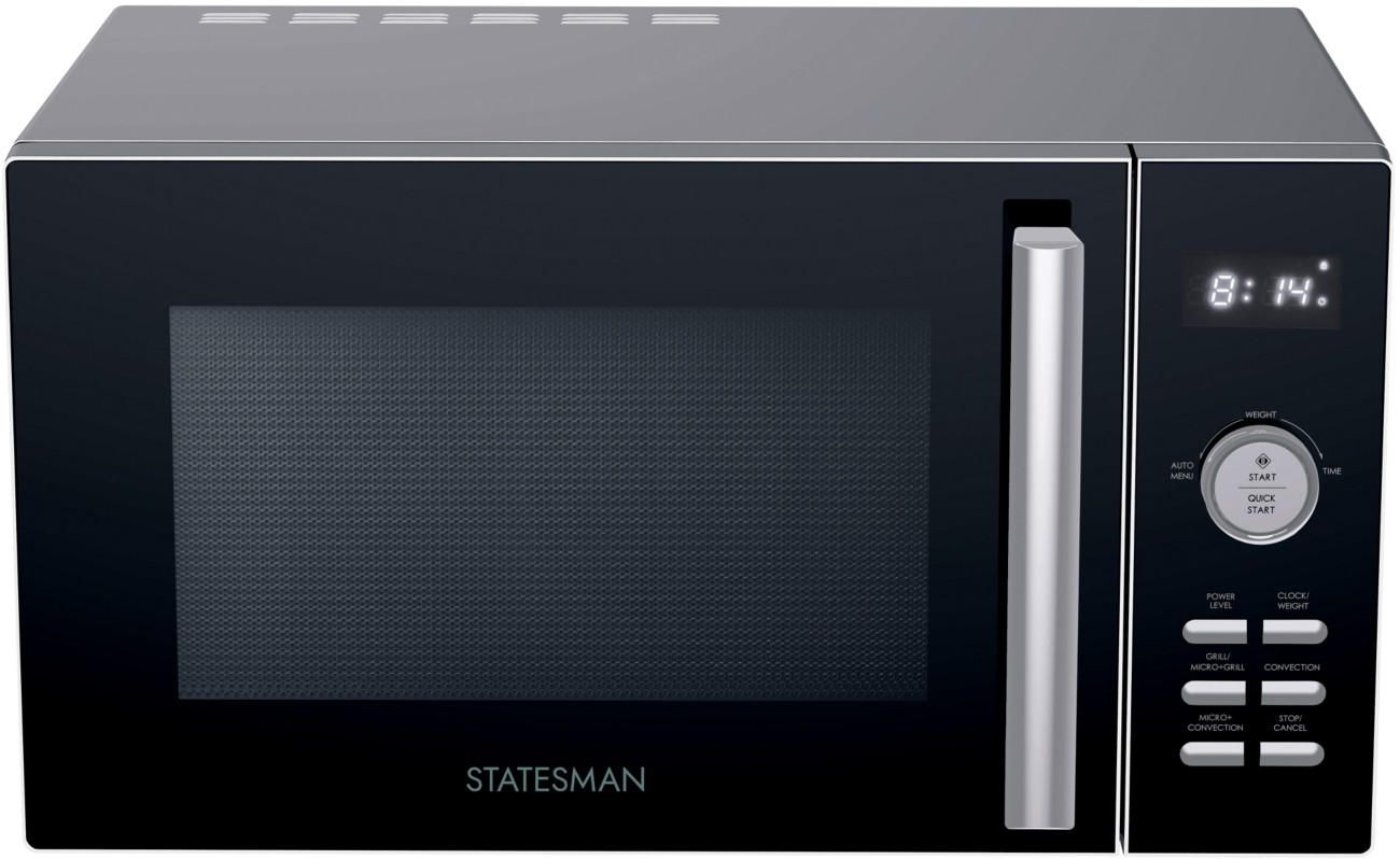 Statesman 30L Digital Combination Microwave 900W - Silver - Convection - Grill - Image 3
