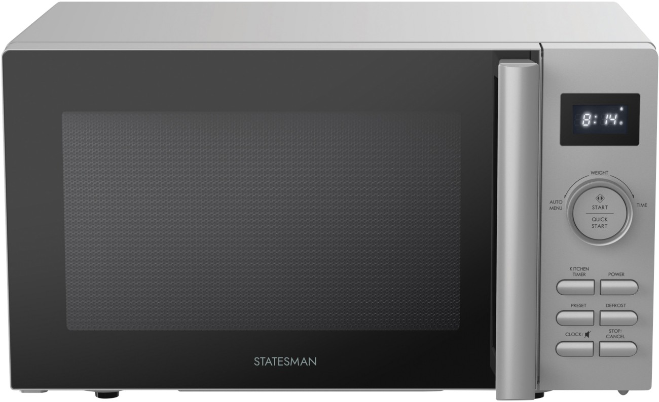 Statesman Solo Digital Microwave, 20 Litre, 800W, Stainless Steel, Skms0820dss - Image 9