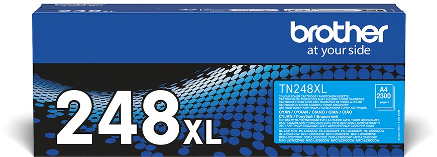 Brother Tn-248Xlc Original Toner Cartridge Cyan