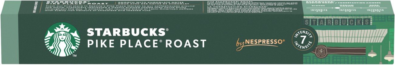 STARBUCKS by Nespresso Pike Place Lungo Coffee Capsules Pack 10 - - Image 4