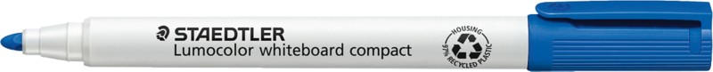 STAEDTLER Lumocolor Non-permanent Whiteboard-Marker Blau Filzspitze 97% Recycelt