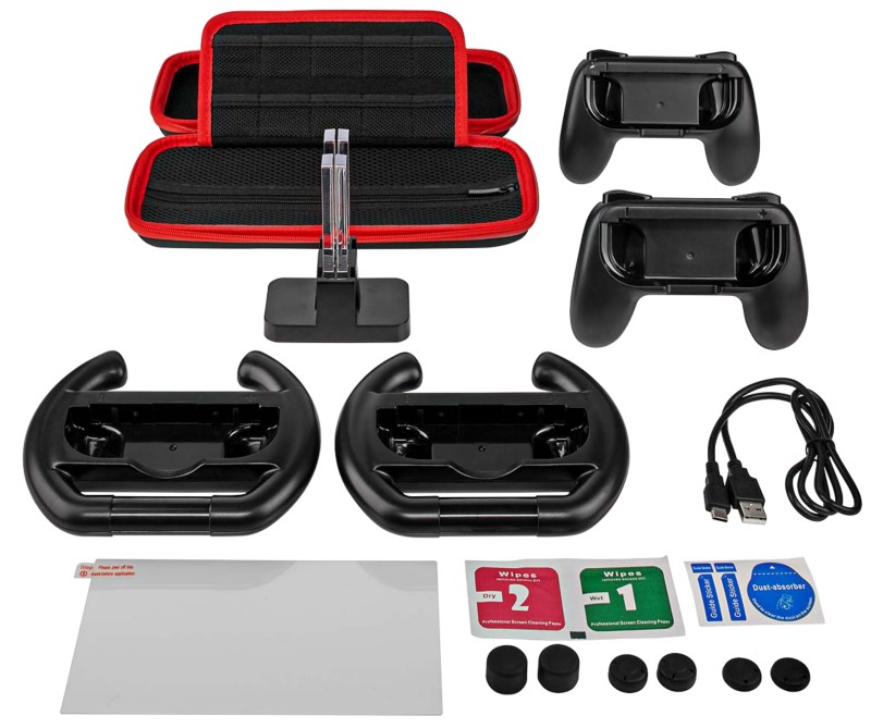 Nedis 13 in 1 Gaming-Starterkit GNSWKIT110BK Schwarz Nintendo Switch (OLED)