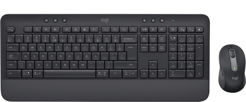 Thumbnail - Logitech Business Keyboard und Maus Set MK650 Kabellos QWERTY mit Bluetooth Graphit