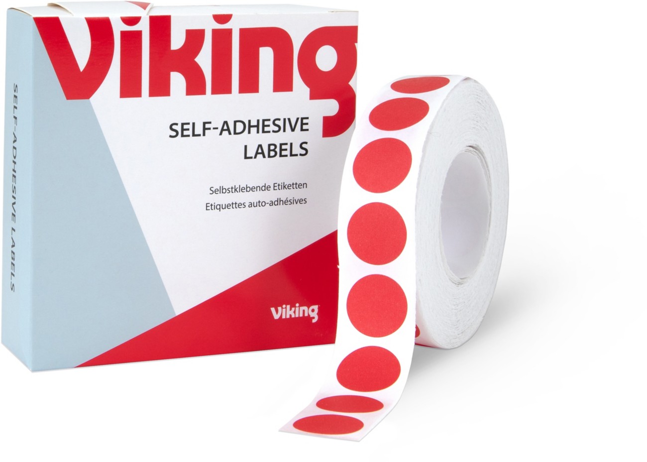 Viking Marking Dots Adhesive Red 19 Mm Pack Of 1280