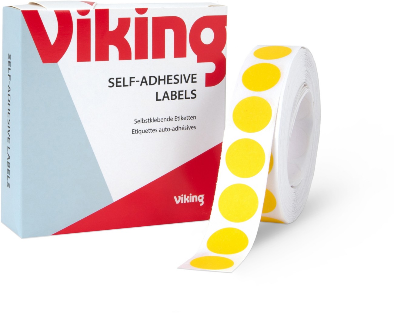 Viking Marking Dots Adhesive Yellow 19 Mm Pack Of 1280