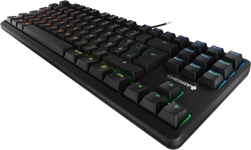 Thumbnail - CHERRY Kabelgebundene Tastatur G80-3000N RGB TKL QWERTZ Schwarz