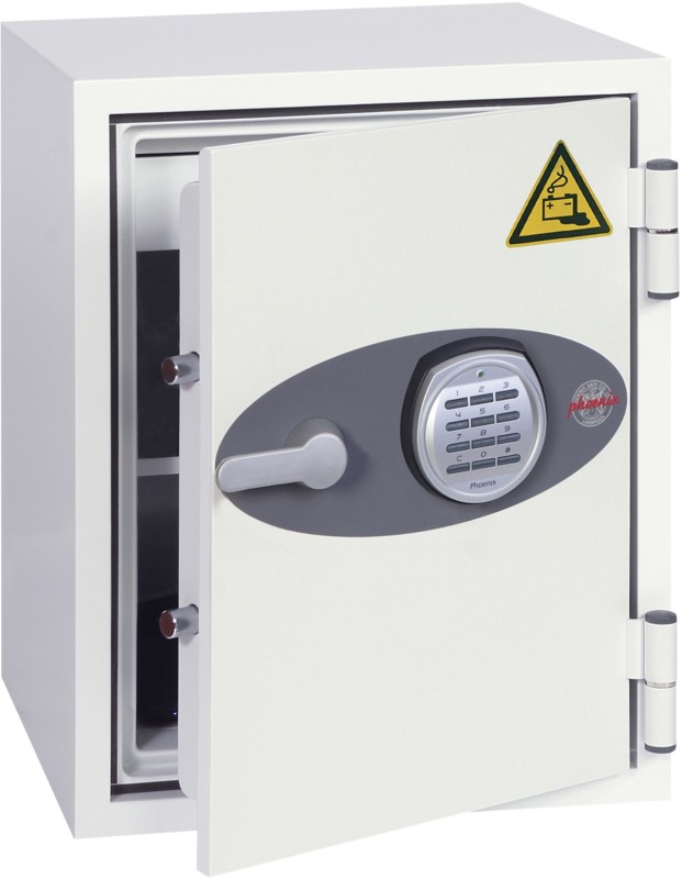 Thumbnail - Phoenix Battery Fighter Tresor Elektronikschloss 63 L BS0441E Weiß