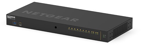 NETGEAR Switch M4250-10G2XF-PoE+ Managed L2/L3 Gigabit Ethernet (10/100/1000) Power over Ethernet (PoE) 1U Schwarz