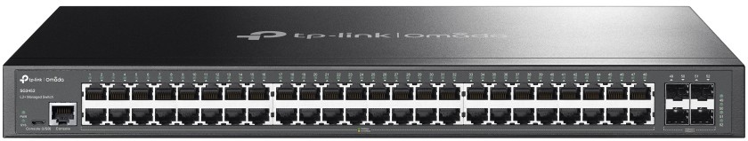 Thumbnail - TP-LINK Omada 48-Port Gigabit L2+ Managed Switch mit 4 SFP-Steckplätzen