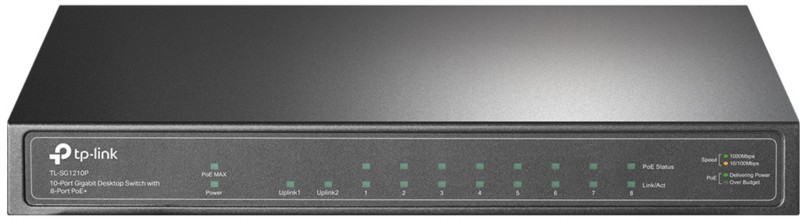 Thumbnail - TP-LINK 10-Port Gigabit Desktop Switch mit 8-Port PoE+