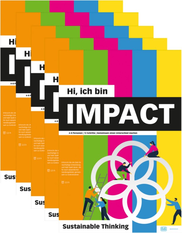 Thumbnail - PLAYROOM Flipchartblock Papier 155 (B) x 155 (T) x 700 (H) mm Sortiert
