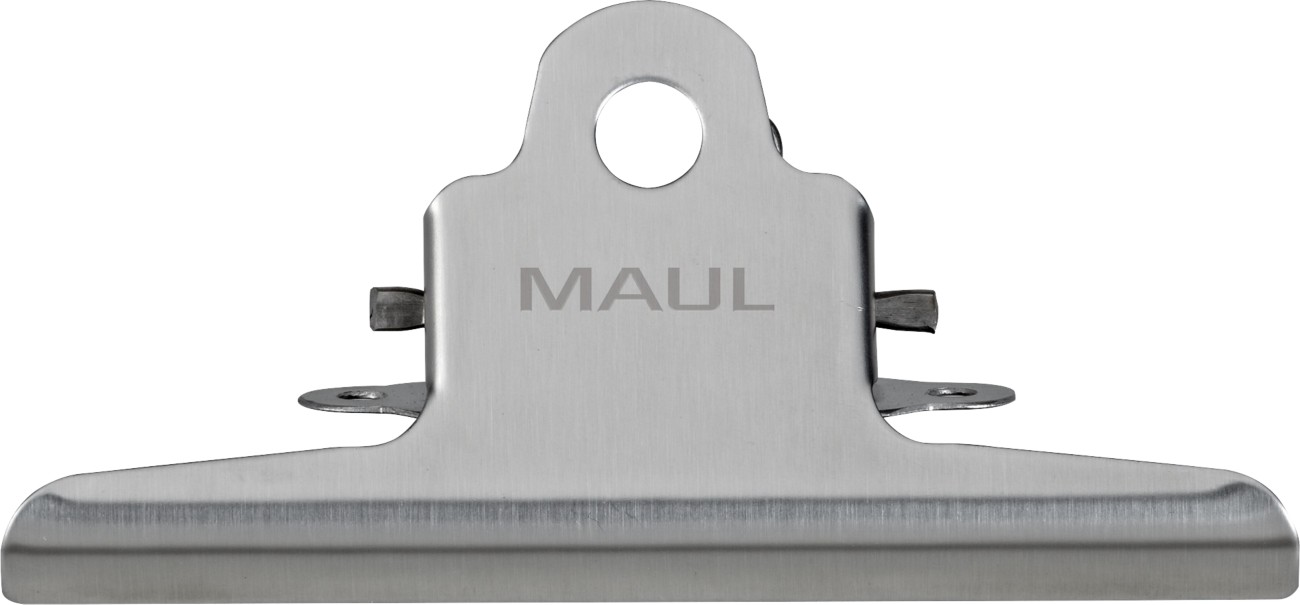 Thumbnail - Maul Briefklemmer Metall 20 mm Silber Nicht magnetisch
