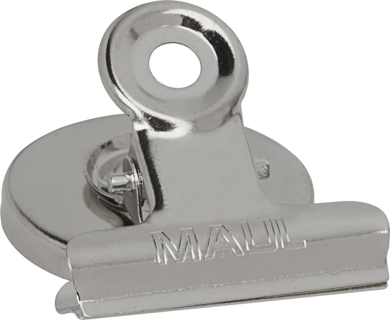 Maul Briefklemmer Metall 12 mm Silber Magnetisch 2 Stück