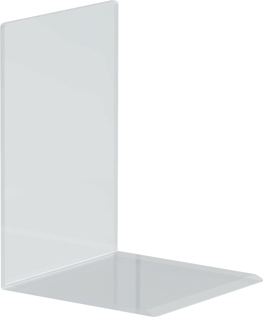 Maul Buchstützen Acryl Transparent 12 x 12 x 17 cm 2 Stück