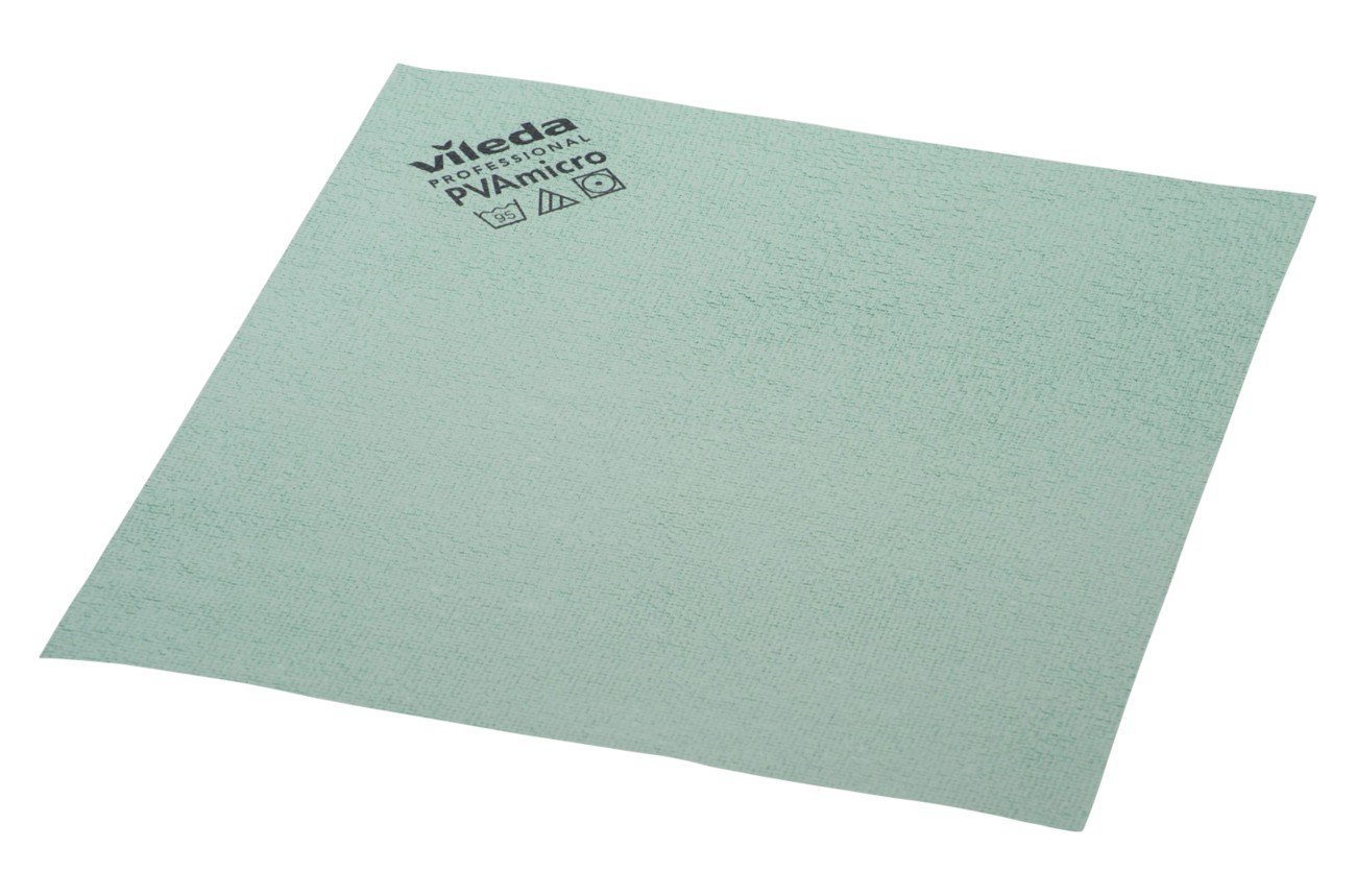 Vileda Professional Cleaning Cloth Green 39.7 X 40 X 20 Cm 143588 5 Pieces