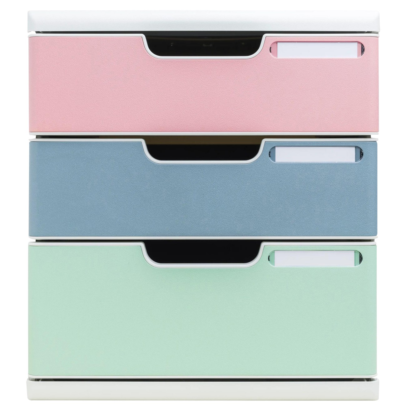 Exacompta Autentik Drawer Unit Plastic White 3 Drawers 28.8 X 35 X 32 Cm A4+