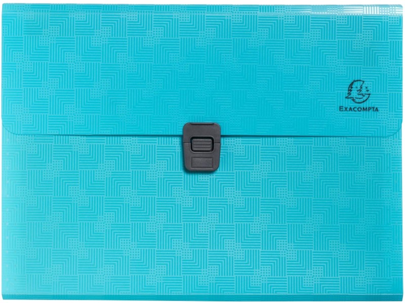 Exacompta Pop'N Co Ordnungsmappe A4 PP (Polypropylen) Blanko Cyan 55299E