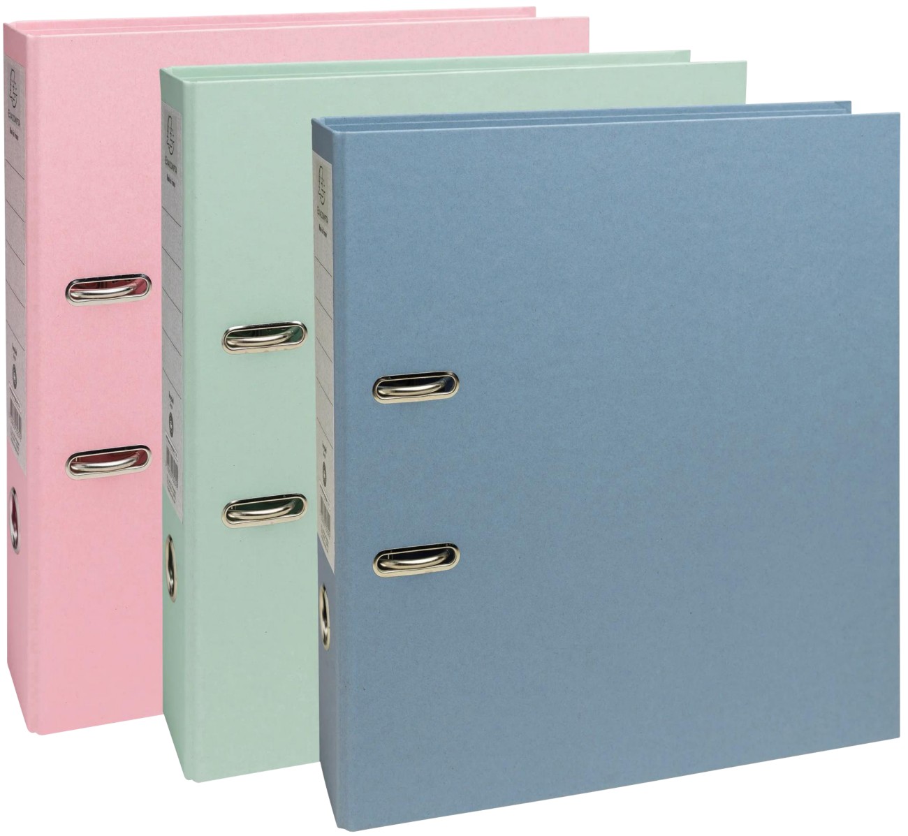 Exacompta Autentik Lever Arch File A4 Assorted 53239E Cardboard Pack Of 10