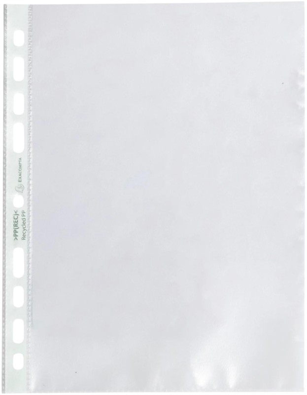 Exacompta Forever Klarsichthüllen Transparent 9 Löcher 51100E 50 Stück