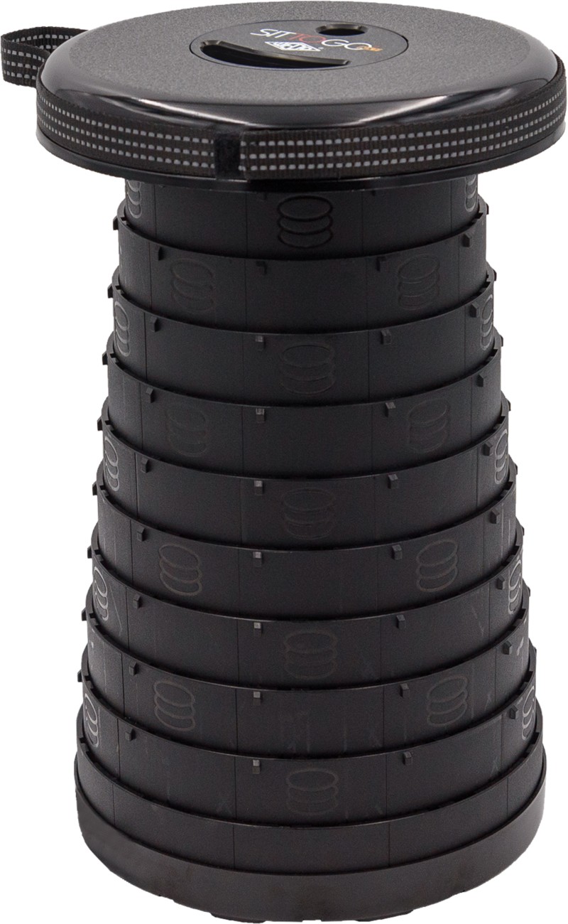 WEDO Teleskophocker 75 mm PP (Polypropylen) Schwarz