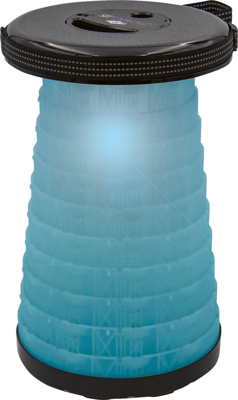 WEDO Teleskophocker 75 mm PP (Polypropylen) Schwarz