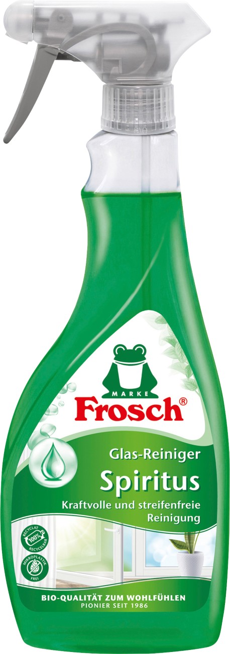 Thumbnail - Frosch Glas- und Fensterreiniger Spray Spiritus 500 ml