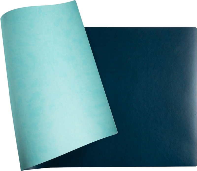 Thumbnail - Exacompta Home Office Schreibunterlage PU (Polyurethan) Blau, Tropisch 40 x 80 cm