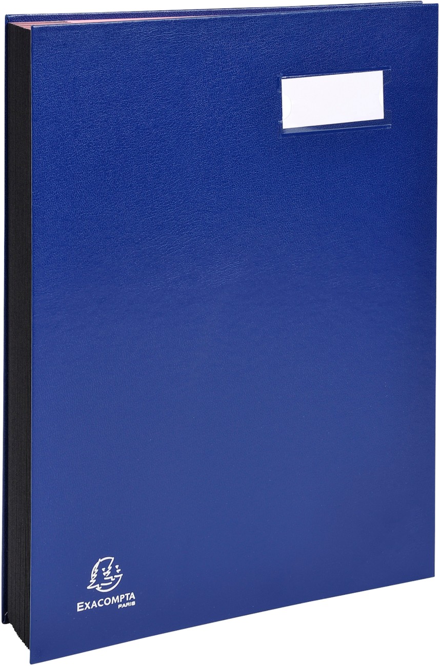 Exacompta Signature Book A4 Blue 24185E 24 (W) X 2 (D) X 32.7 (H) Cm