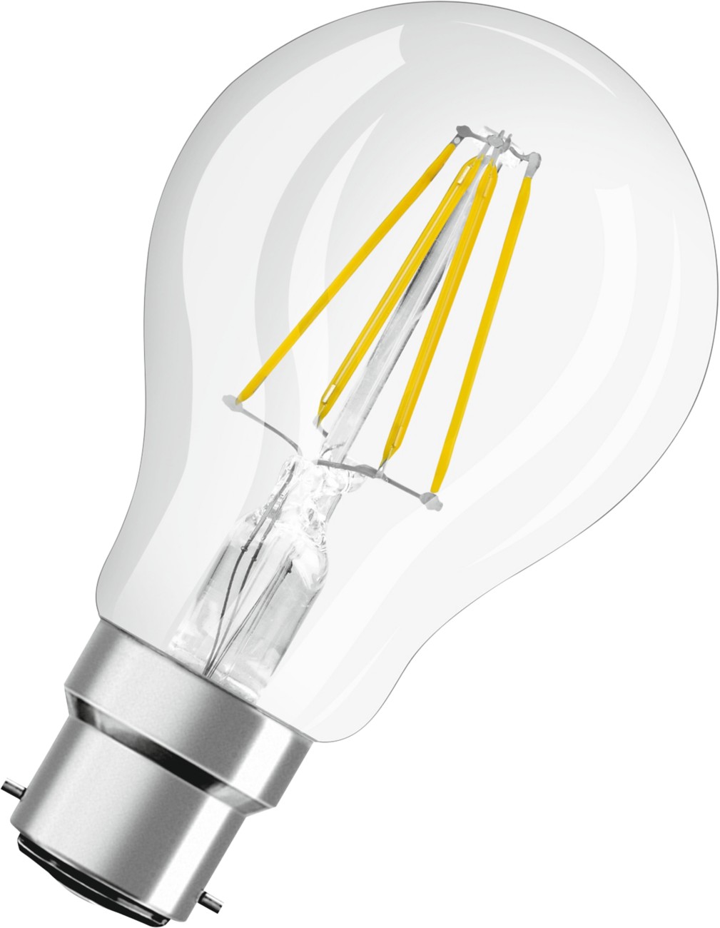 Osram Light Bulb Clear B22d 7 W Warm White