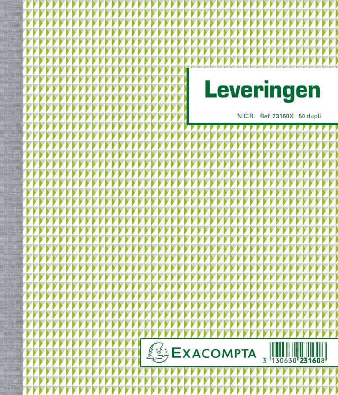 Exacompta Lieferrechnungsbuch 23160X Niederländischer Text Doppelt 10 Stück