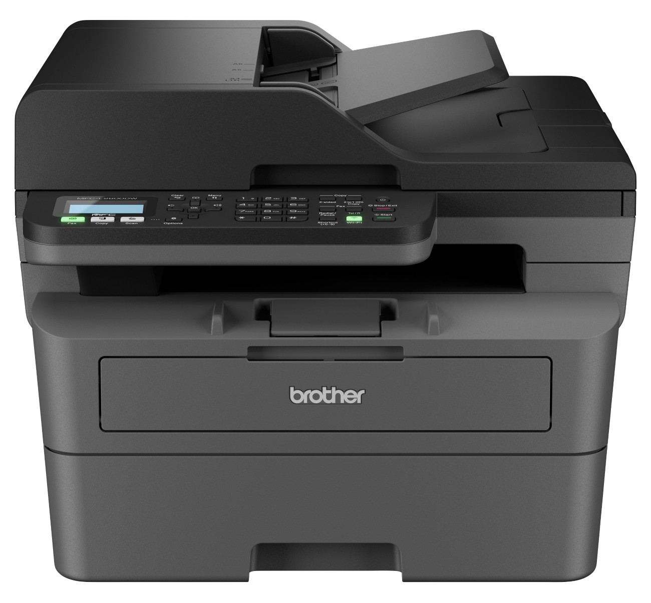 Brother - MFCL2800DWZU1 - All-In-One Mono Laser Printer - Wireless - Grey - Image 7