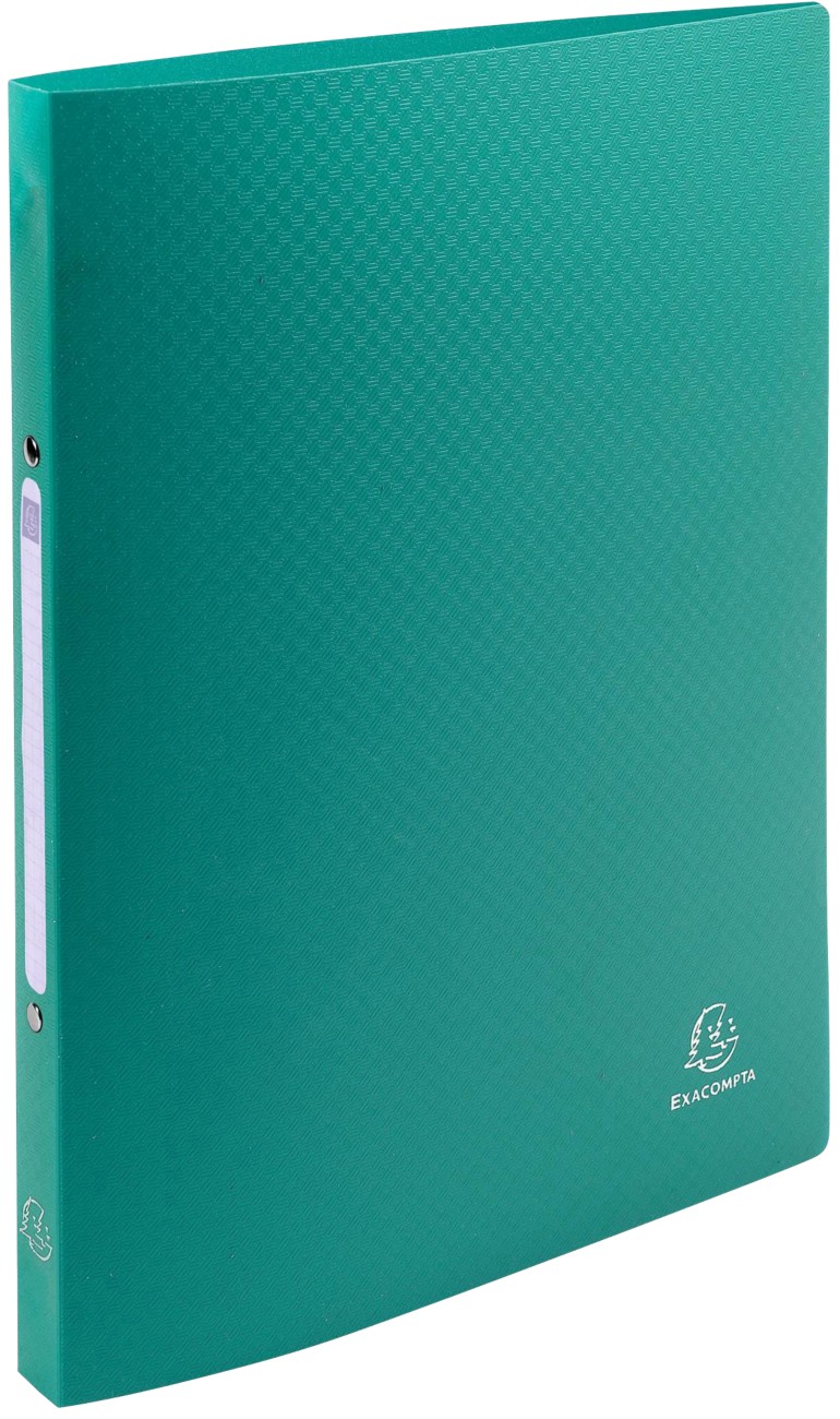 Thumbnail - Exacompta OpaK 15 mm Ringbuch PP (Polypropylen) DIN A4 2 Ringe Dunkelgrün 54193E 20 Stück