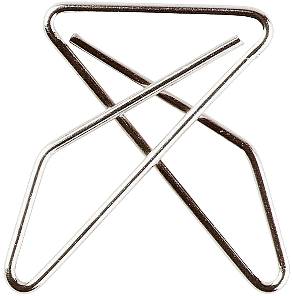 Exacompta Schmetterling-Büroklammern Silber Nicht Haftend 14765E 3 (B) x 4 (T) cm 2000 Stück