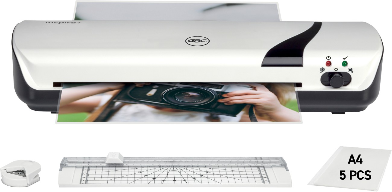 Gbc White Inspire+ A4 Laminator Set - Image 15