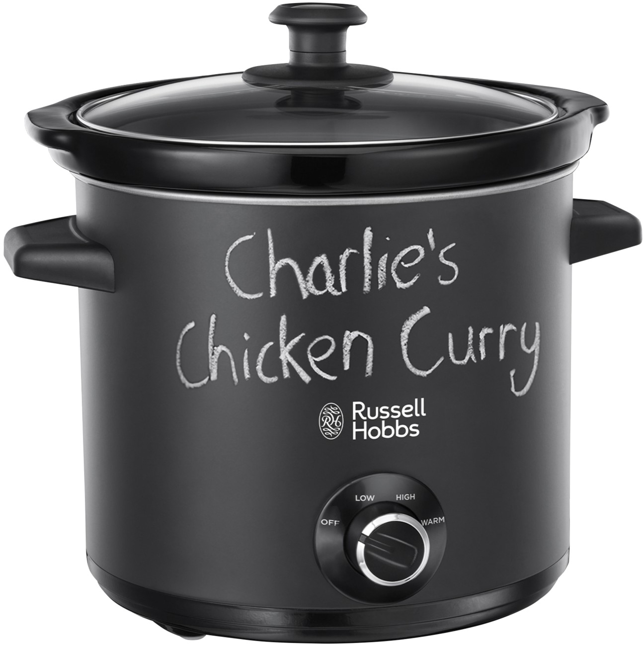 Russell Hobbs Chalk Board Slow Cooker 3.5 L Black